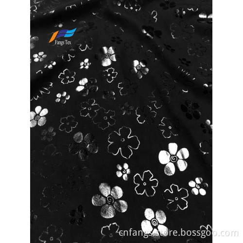 100% Polyester Nida Furshan Marvijet Satin Foil Fabric